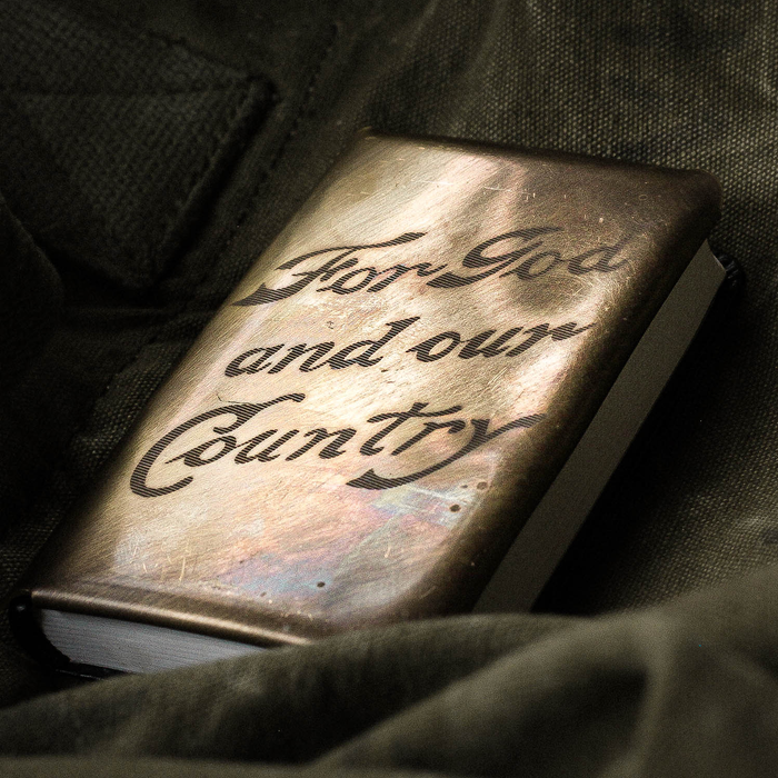 FOR GOD AND OUR COUNTRY BRASS