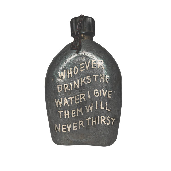 WHOEVER DRINKS WW2 CANTEEN